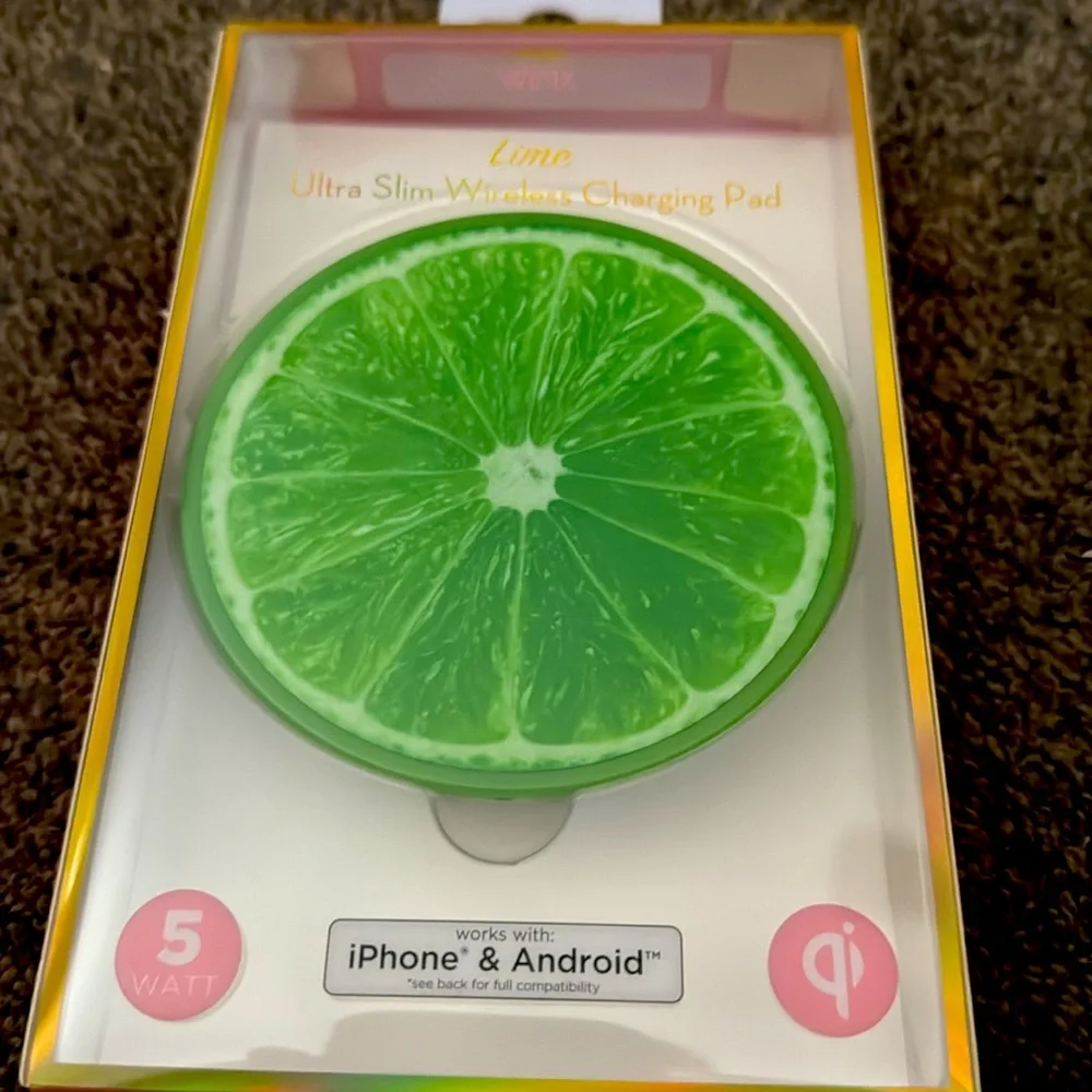 Lime Wireless Charging Pad